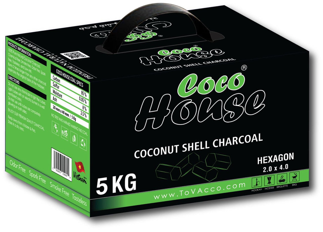 COCO HOUSE GREEN HEXAGONAL 5kg